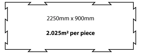 Interlocking Shock Pad Outline