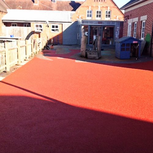 Downton Primary School with RubbaPour installed