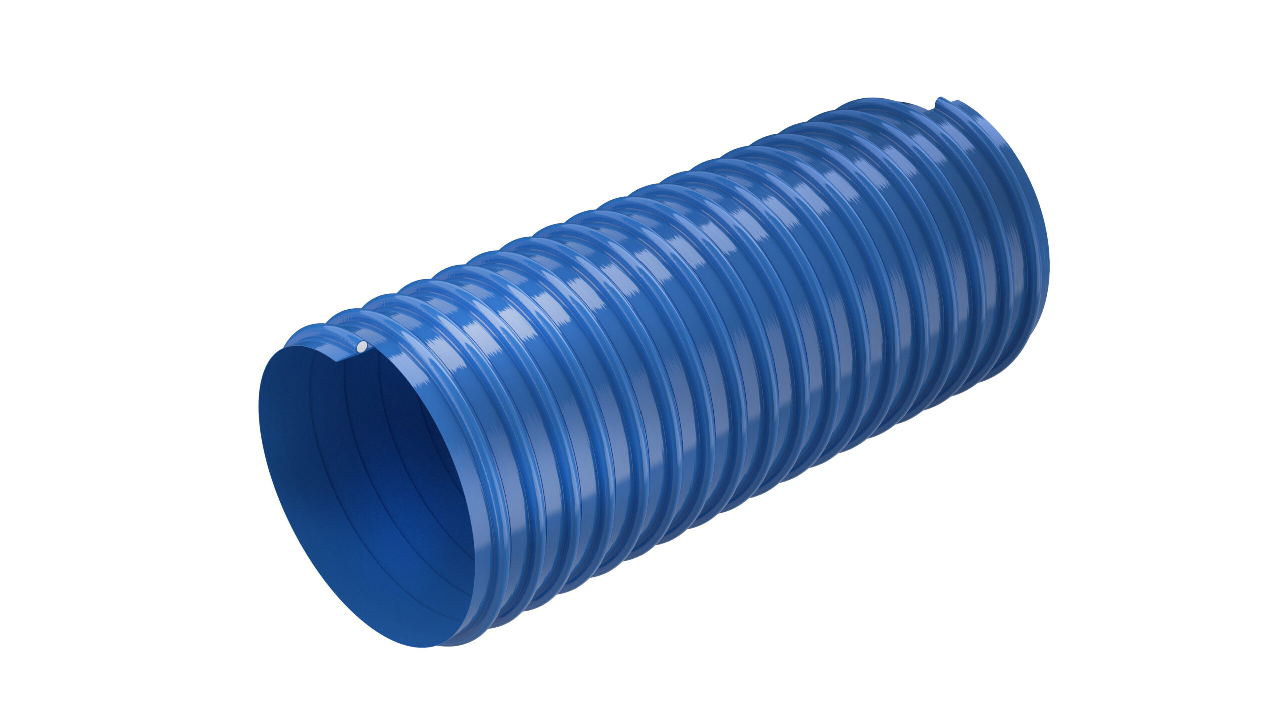 Lightest Blue PVCP Spiral Hose The Rubber Company