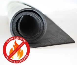 Flame Retardant EN 45545-2 EPDM Sheeting