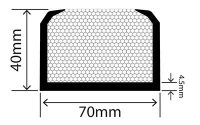 RUBBAHATCH-70X40E