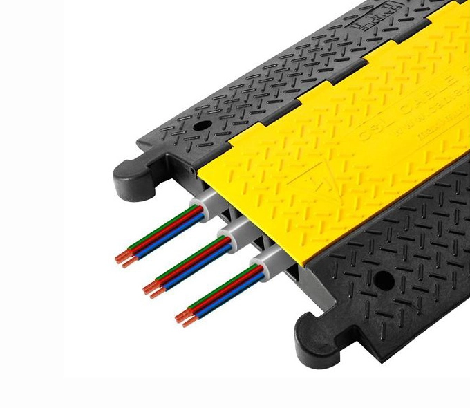 Vulcascot HDCVP3 Heavy Duty Cable Protector Black/Yellow