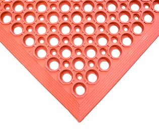 Red Oil Resistant Workstation Matting