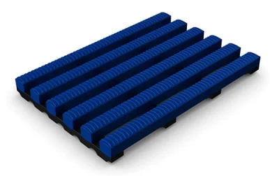 Ocean Blue Barefoot Anti-Slip Pool Matting - Ocean Blue