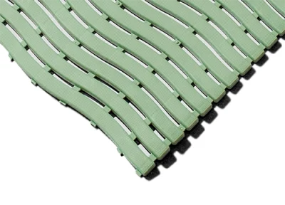 Green Anti-Slip Wave Matting Green