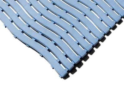 Light Blue Anti-Slip Wave Matting Light Blue