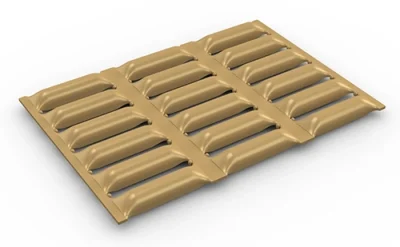 PVC Cushion Matting - Beige