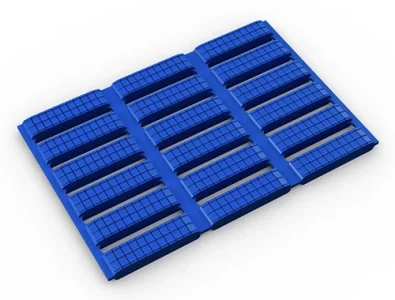 Blue PVCLine Anti-Slip Matting - Blue