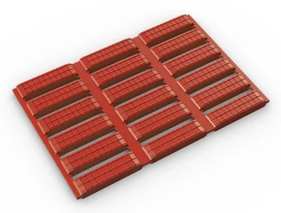 Red PVCLine Anti-Slip Matting - Red