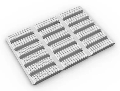 White PVCLine Anti-Slip Matting - White