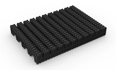 Heel-Safe Non-Slip Matting - Black