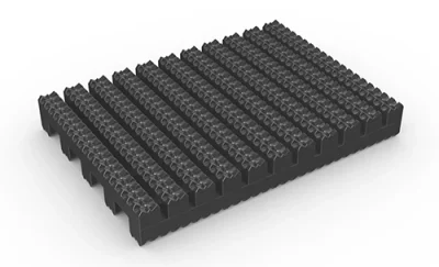 Heel-Safe Non-Slip Matting - Dark Grey