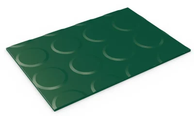 Flexi Coin Large Stud Matting - Green
