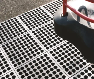 RubbaLawn® Rubber Ground Protection Tiles